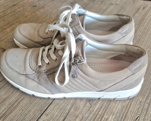 Medicus sneakers beige leder - beige,