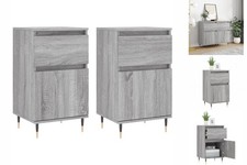 Sideboards 2 Stk. Grau Sonoma