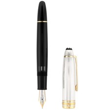 Montblanc Meisterstück Solitaire Doue 925er Silber Füller No.146 LeGrand Gold