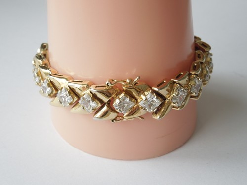 Vintage armband goldfarben - vintage,