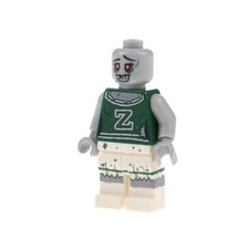 1x Lego Minifiguren Serie 14 Zombie Cheerleader grün weiß 71010 col14-8 col218