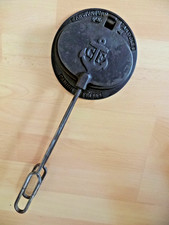Antikes kleines Mini Kinder Waffeleisen Gusswaffeleisen Stielwaffeleisen selten