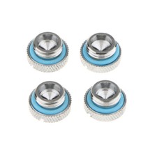 4 Pcs G1/4 Zoll Gewinde Barbs Fittings Wasserkühlung Kupfer Fitting Kopf für