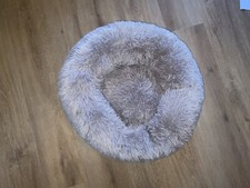 HUNDEBETT KATZENBETT HAUSTIERBETT KUSCHELBETT BETT HUNDEKORB PLÜSCH DONUT KISSEN