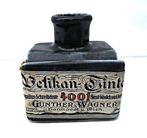 Uraltes pelikan tintenglas - pelikan,