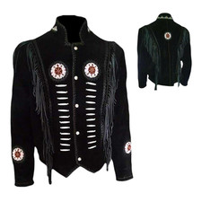 Men Western Cowboy Suede