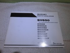 Suzuki SV 650 Ersatzteilkatalog selten!