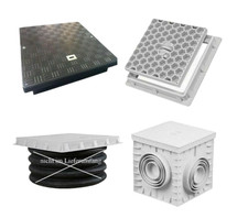 B-Ware – Schachtabdeckung mit Rahmen Revisionsschacht Revisionsklappe Schacht