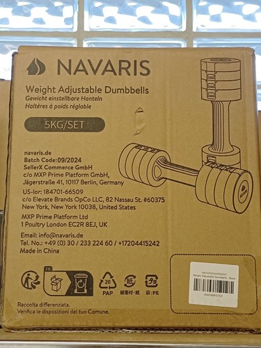 Navaris kurzhantel set kg - 5,