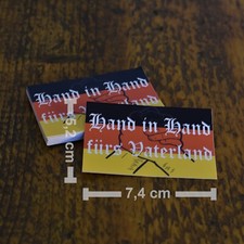 100 Patriotische Aufkleber