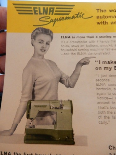 Elna nähmaschine broschüre - elna,