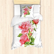 Aquarell Bettwäsche Set Rosa