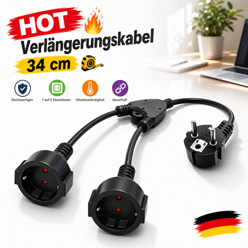 Schuko verlängerungskabel - schuko,