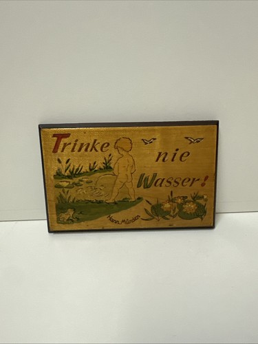 Holzschild spruch 14x9 - holzschild, cm