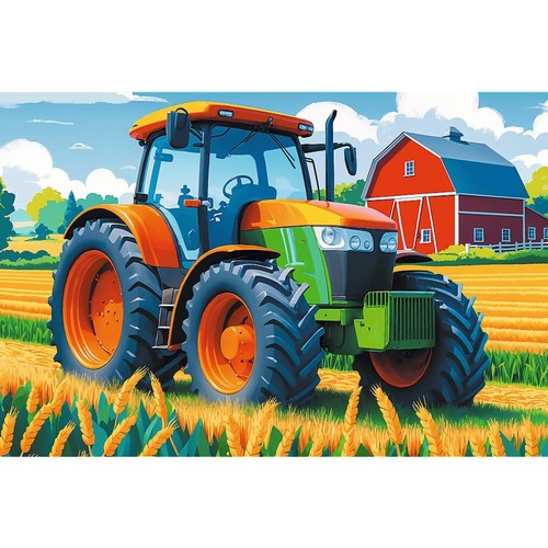Trefl puzzle bauernwagen - trefl,