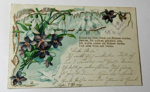 E805 antike postkarte motiv - -,