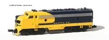 Lifelike N 15011 - EMD F7 Santa Fe "yellow warbonnet" #273C - aga NEW, ohne OVP