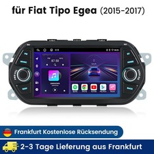 DAB+ Android 14 Autoradio Navi Carplay GPS SWC WIFI Für Fiat Tipo Egea 2015-2021