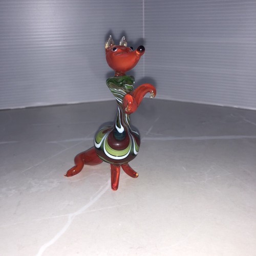 Glasfigur murano art fuchs - art,