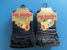 2 Paar Zehen-Socken schwarz