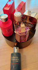 7 PARFUM FLACONS leer  3 Gucci,  2 Juliette has a gun,  Alien , Shirin David