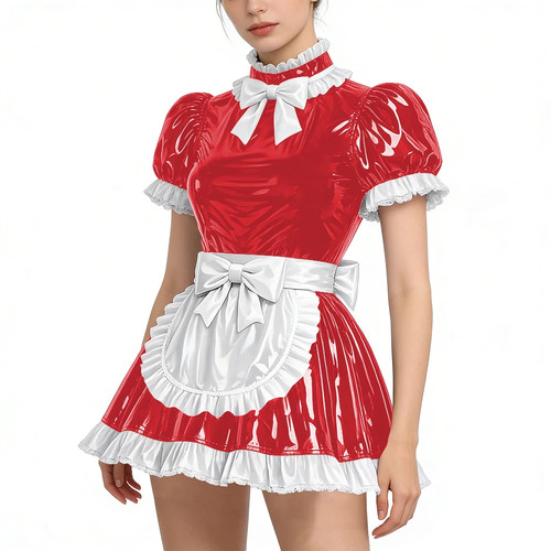 Glänzendes pvc leder - glänzendes,