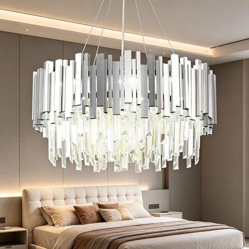 Runde silber kristall - kristall, led