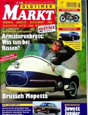 1) Oldtimer Markt 06/2002 - Brütsch Mopetta in einer - Tips für Citroen SM Gebr