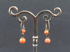 Antike Doublé Hängeohrringe