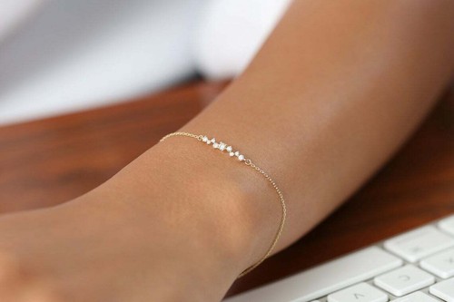 Diamant armband cluster - diamant,