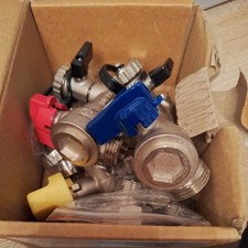 Brötje Absperrset DN15/20 Eckform für Gas Heizung VL+RL 15-28 kW Art.970150 LA