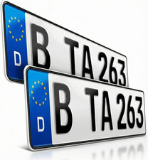 2 Standard Autokennzeichen |