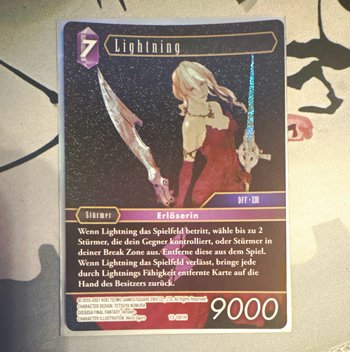 Final fantasy tcg lightning - fantasy,