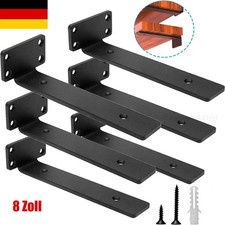 6x Regalwinkel Regalhalter 20cm L-förmige Wandregalhalterung Konsole Regalträger