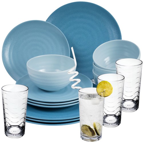 Melamin geschirr set - set, 4