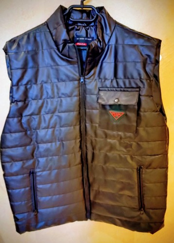 Prada weste herren - weste, schwarz