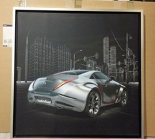 WANDBILDER XXL Auto Bild Wohnzimmer Streetart