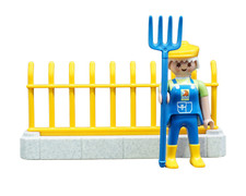 Playmobil Zoowärter mit Zaun
