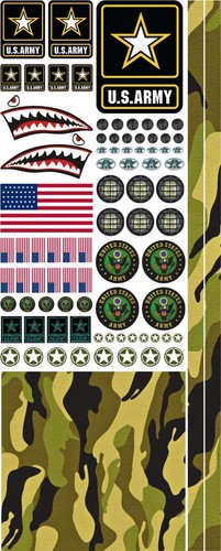 Decal army modellbau - decal, rc