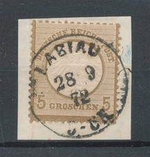 785974) DR Brustschilde Briefstück Nr.6 mit K1 Stpl. Labiau 