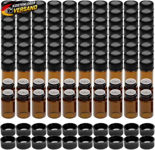 100 mini glasflaschen 2ml - mini-glasflaschen,