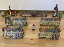 Faller N: Bahnhof Bonn Martinstor  16 Stadthäuser Eckhäuser Kirche - gebraucht