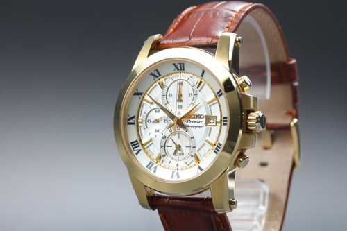 Seiko premier 7t62 0le0 - 7t62-0le0, gold