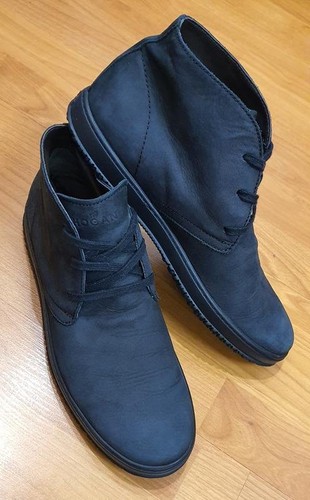 Men hogan boots black nubuck - men,
