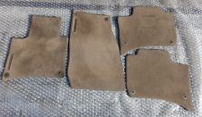 Original Porsche 958 Cayenne Fußmatten Beige komplette Satz Vorne + Hinten