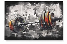 Abstrakte Hantel, Fitness