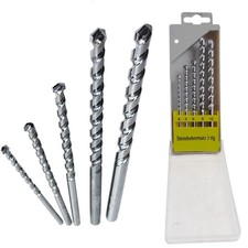 80x Bohrersatz Spiralbohrer Betonbohrer Steinbohrer 5tlg. SBS4 M506 LAGERWARE
