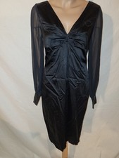 elegantes Abendkleid, Ballkleid Adriana Papell 4 ca. 38 schwarz mit transparente