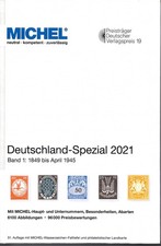 Deutschland Michel Spezial Katalog 2021 Band 1: 1849 bis April 1945