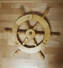 Großes Steuerrad Holz XXL D/messer 57 cm als Lampe o.Spielzeug Sonderanvertigung